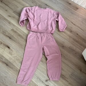 GAP Pink Sweatshirt & Joggers Set